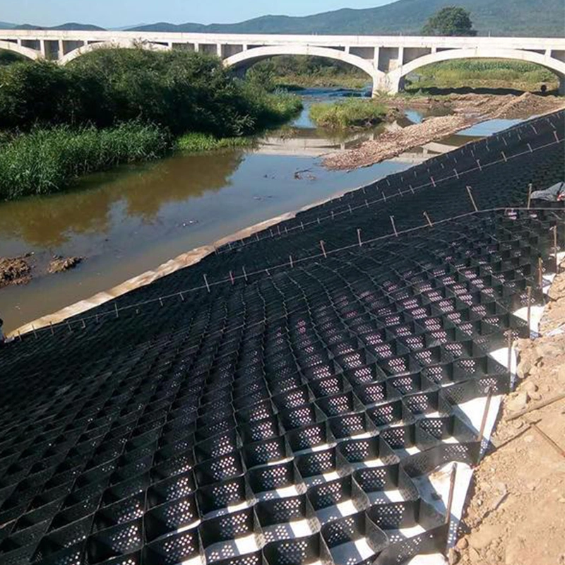 Geocélula HDPE anticorrosiva 50 mm para reforço de solo estrada encosta 1