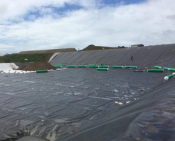 Revestimento de lagoa de geomembrana anti infiltração 0,5-2 mm 5