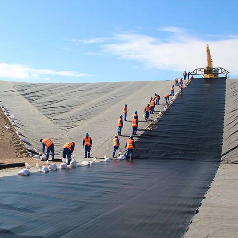 Revestimento de lagoa de geomembrana anti infiltração 0,5-2 mm 7