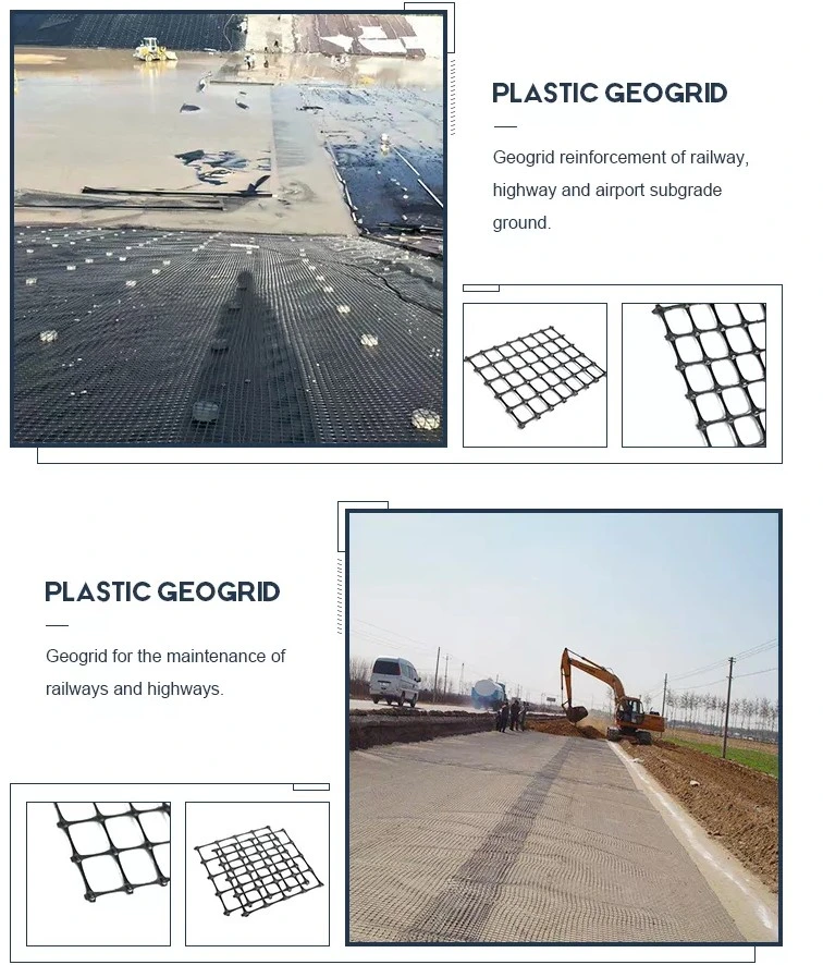 HDPE Uniaxial biaxial de alta qualidade PP dos preços de Geogrid