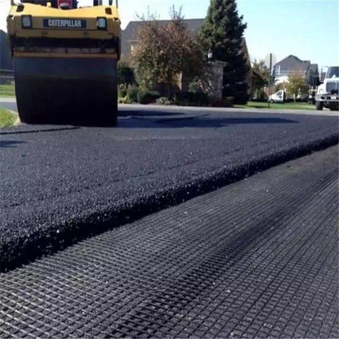Rodovias / Ferrovias / Aeroportos Fibra de vidro Geotextil Geogrid Bitumeno revestido Fibra de vidro Geogrid 7