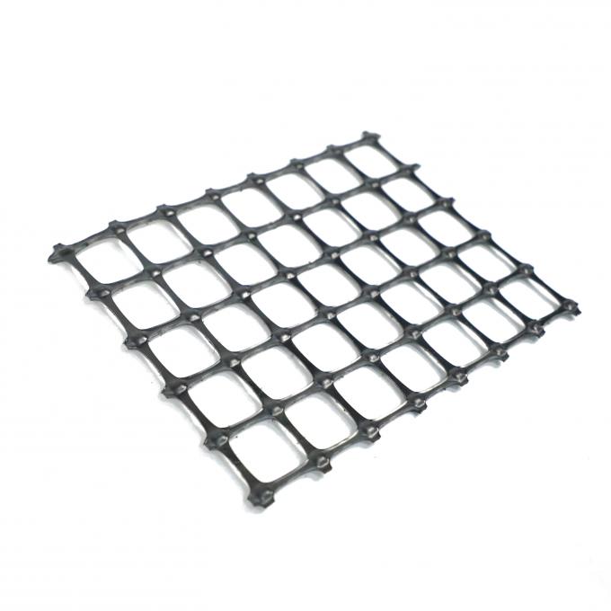 Polipropileno Plástico PP Bi-axical Geogrid PE Uniaxial Geogrid Para Construção Rodoviária 0