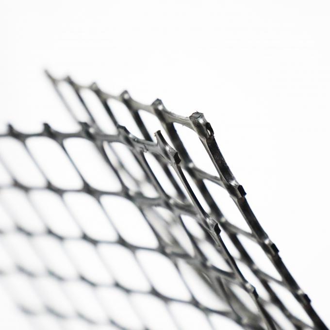 Polipropileno Plástico PP Bi-axical Geogrid PE Uniaxial Geogrid Para Construção Rodoviária 2