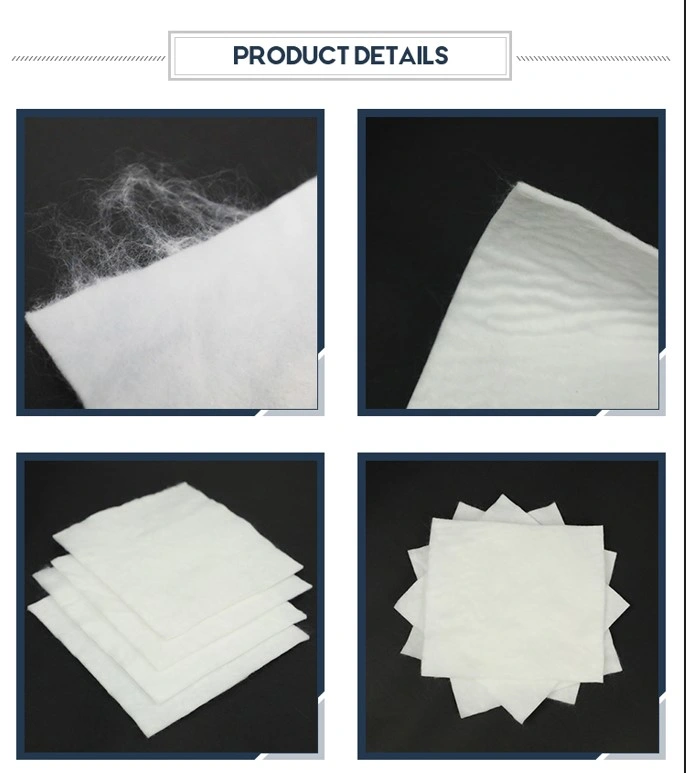 Materiais geossintéticos de alta resistência Estradas pavimentadas Estradas de construção PP PET Fibras não tecidas Geotextil preço 0