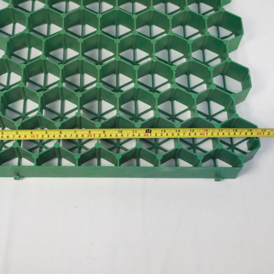 Matas de proteção de grama de plástico HDPE Pavimentadores de grelha para sistema de reforço do solo 4