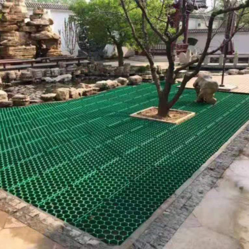 50mm comprimento HDPE grelhas de revestimento de grama sistema de verdura revestimento de grama grelha 4