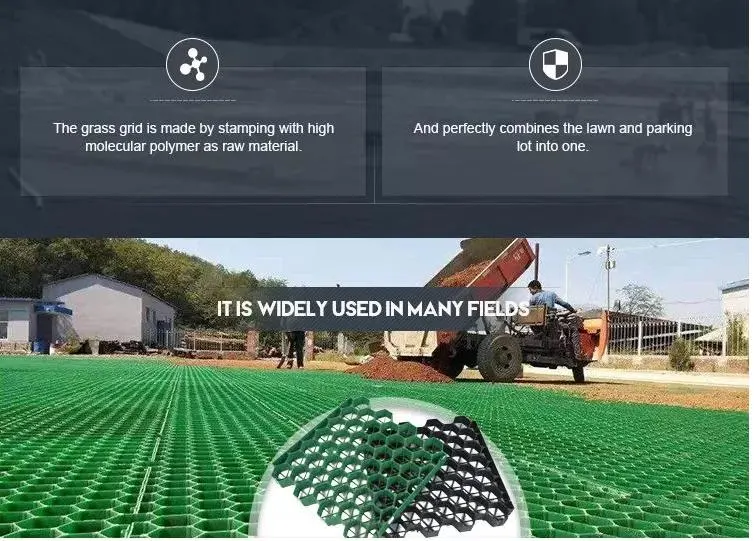 50mm comprimento HDPE grelhas de revestimento de grama sistema de verdura revestimento de grama grelha 3