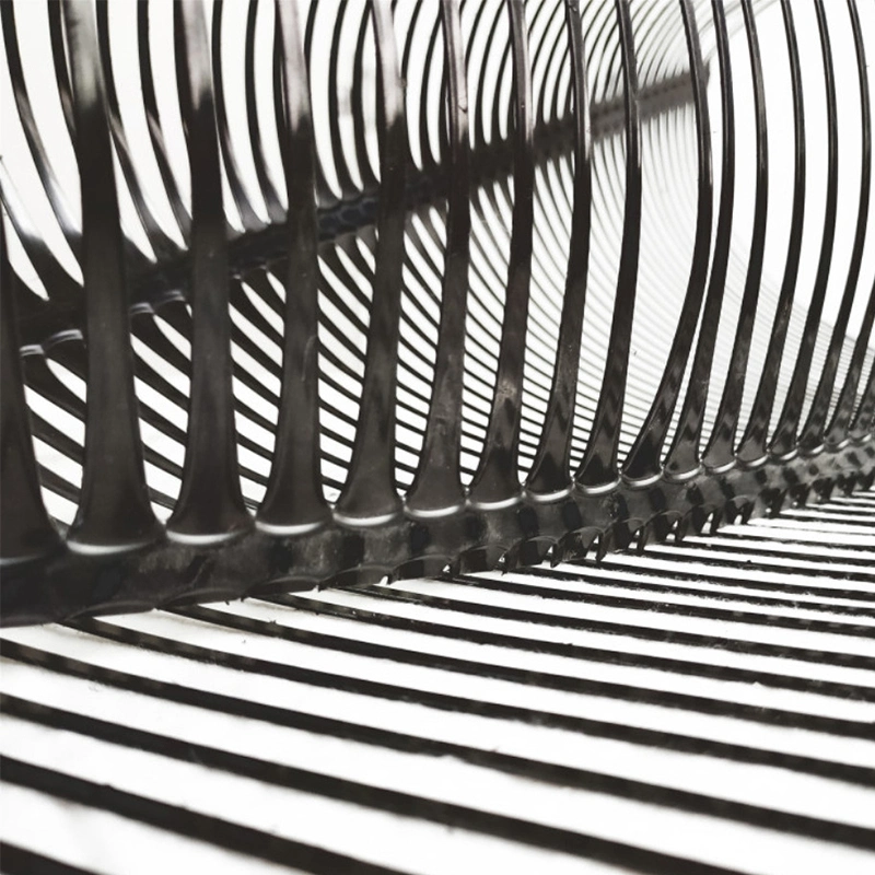 30kn 40kn Grid Mesh PP Plástico Uniaxial Geogrid Para Reforço de Estradas 1