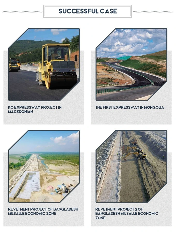 Geomembrana geotextil composta de alta resistência impermeabilizante anti-filtração 6