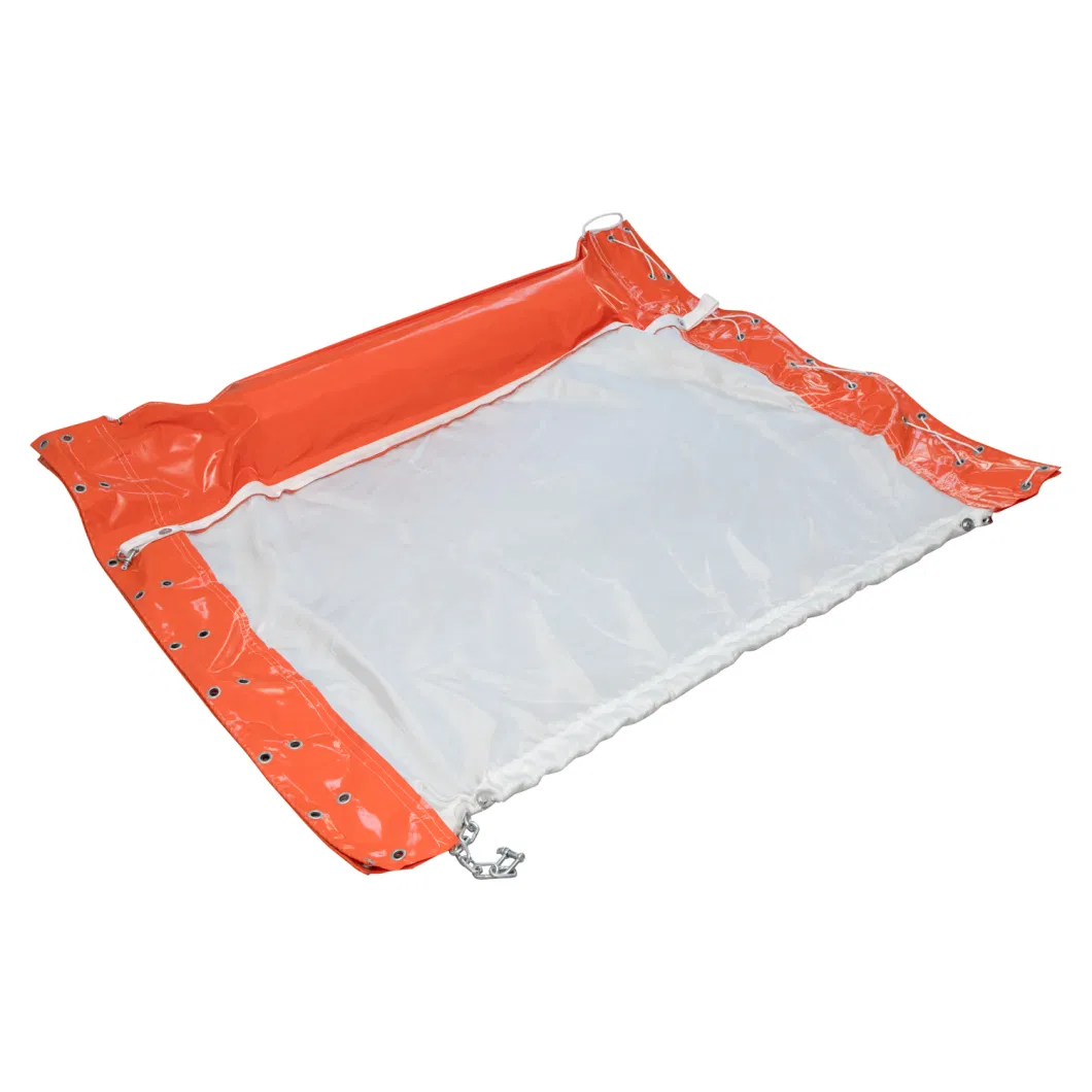 Cortina de Silt PVC flutuante Boom de contenção de cortina de Silt Eco-friendly Boom de derramamento de óleo 4