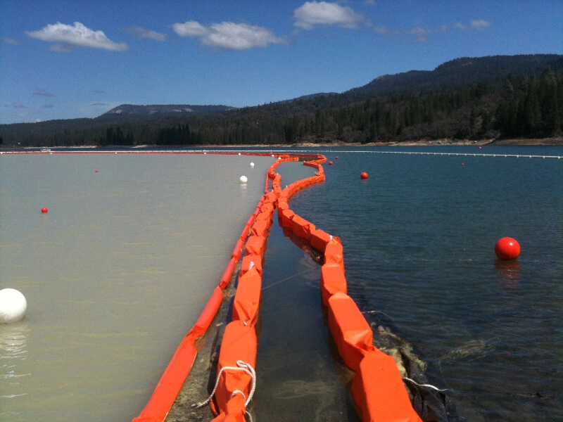 Cortina de Silt PVC flutuante Boom de contenção de cortina de Silt Eco-friendly Boom de derramamento de óleo 9