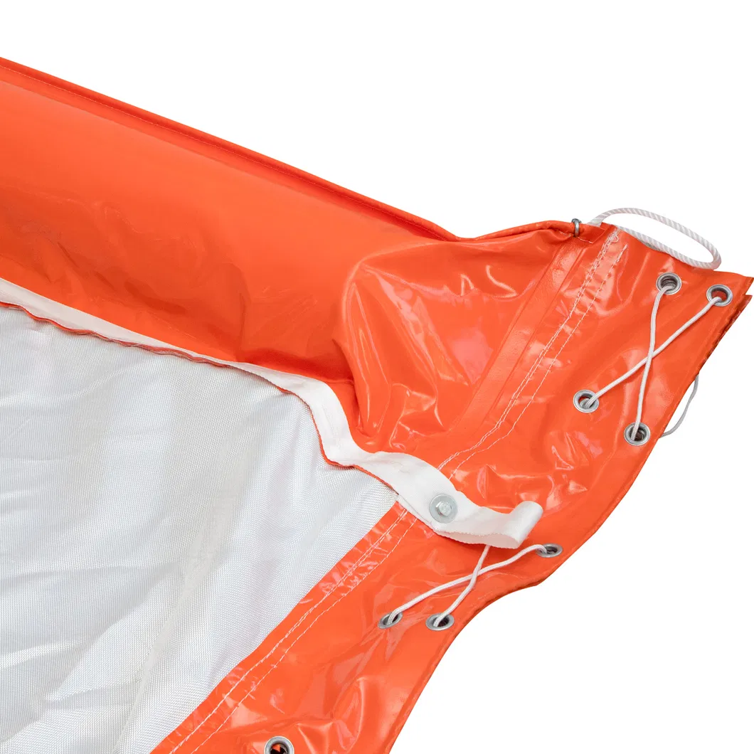 Cortina de sedimento flutuante aquático permeável para ambientes aquáticos Eco-friendly Oil Spilling Boom PVC 6