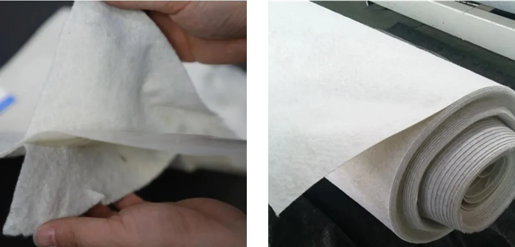 Geomembrana composta com duas camadas Geotextil Geomembrana de uma camada Para tratamento de rejeitos de aterros Tratamento de túneis de metrô 0