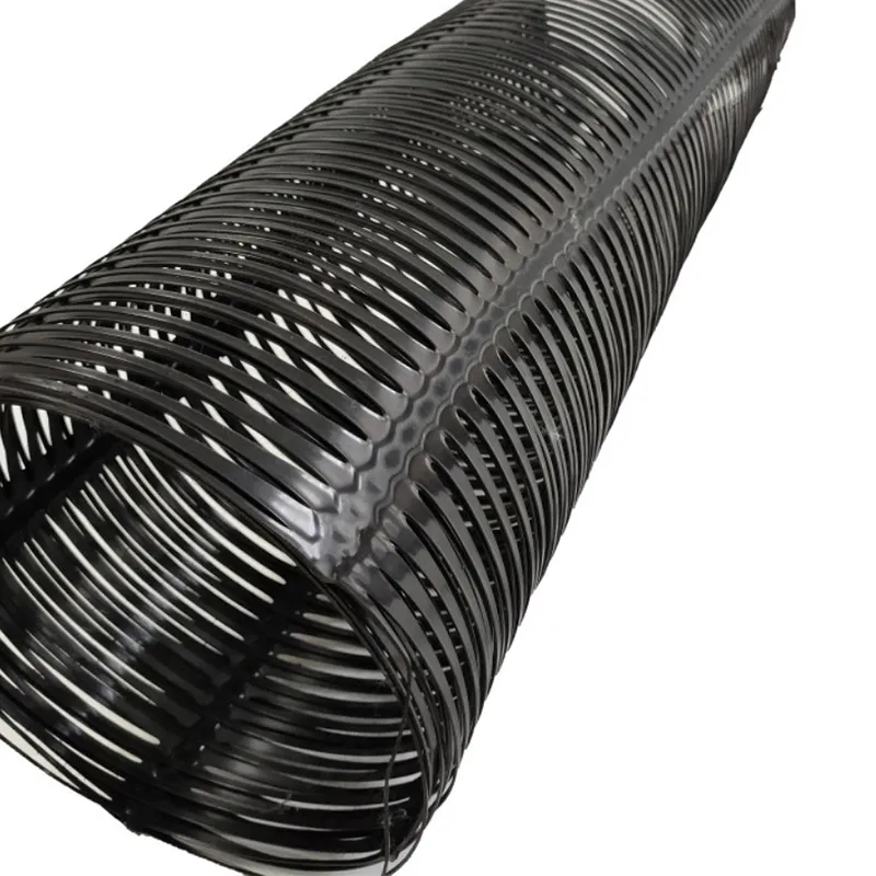 Plástico Polipropileno PE Unidireccional Uniaxial Tensile Geogrid de Plástico para Reforço de Estradas 0