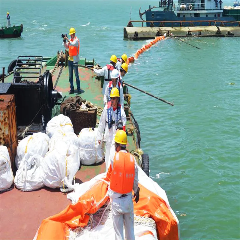 Cortina de Silt PVC Flutuante Cortina de Silt Conten&ccedil;&atilde;o Boom Eco Amig&aacute;vel Boom de derramamento de &oacute;leo Flutuante Cortina de Silt para ambientes aqu&aacute;ticos 1