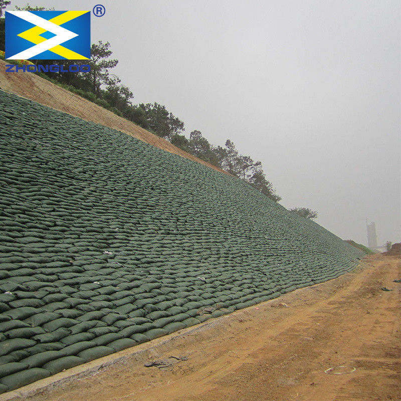 filtro não tecido de Geobag do geotêxtil de 1050x700cm para a proteção da inclinação