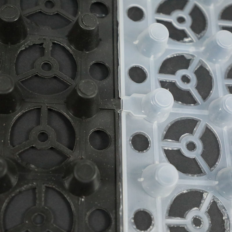A placa ondeada armazenamento da drenagem do Hdpe da membrana da drenagem da água para a construção impermeável protege