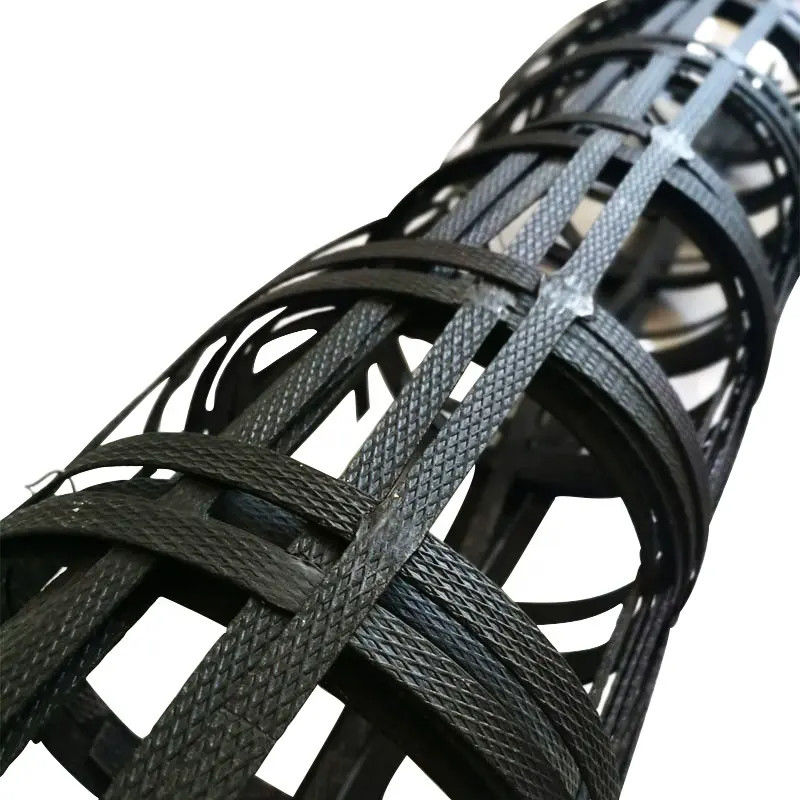 Produtos integrais biaxials de solda de Geogrid Geogrid do geotêxtil composto plástico de aço