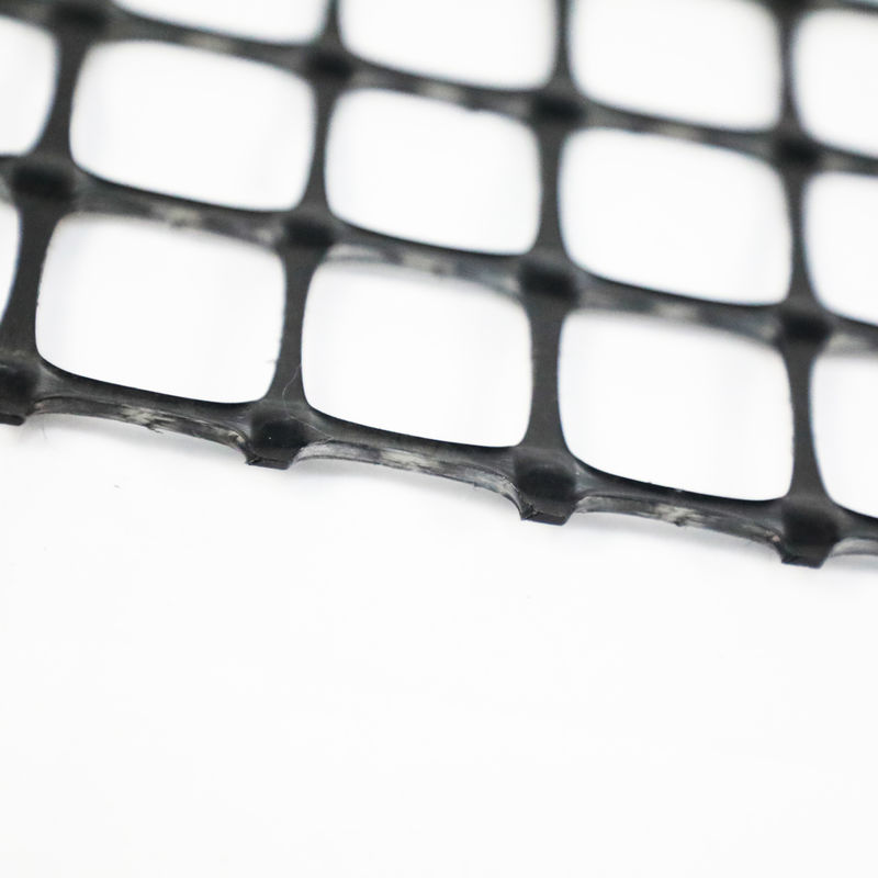 Estiramento biaxial Geogrid plástico dos produtos da terraplenagem para o reforço