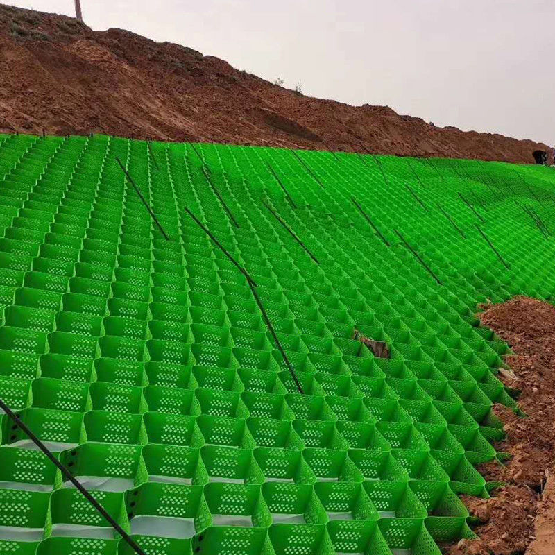 Geocélula HDPE anticorrosiva 50 mm para reforço de solo estrada encosta
