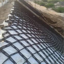 1.0mm - 1.6mm Geocell de HDPE resistente à oxidação para proteção da inclinação da estrada