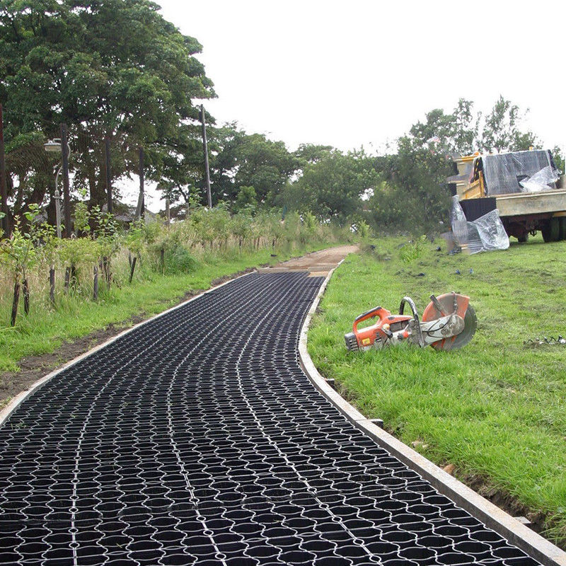 Construção rodoviária Grelha de cascalho, tapetes de grama para estacionamento