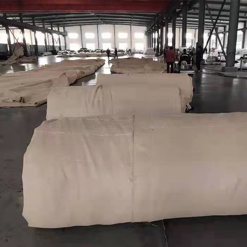 Saco/geotúbulo de geotextil tecido de PP de alta resistência para tratamento de águas residuais ou projetos de dragagem marítima