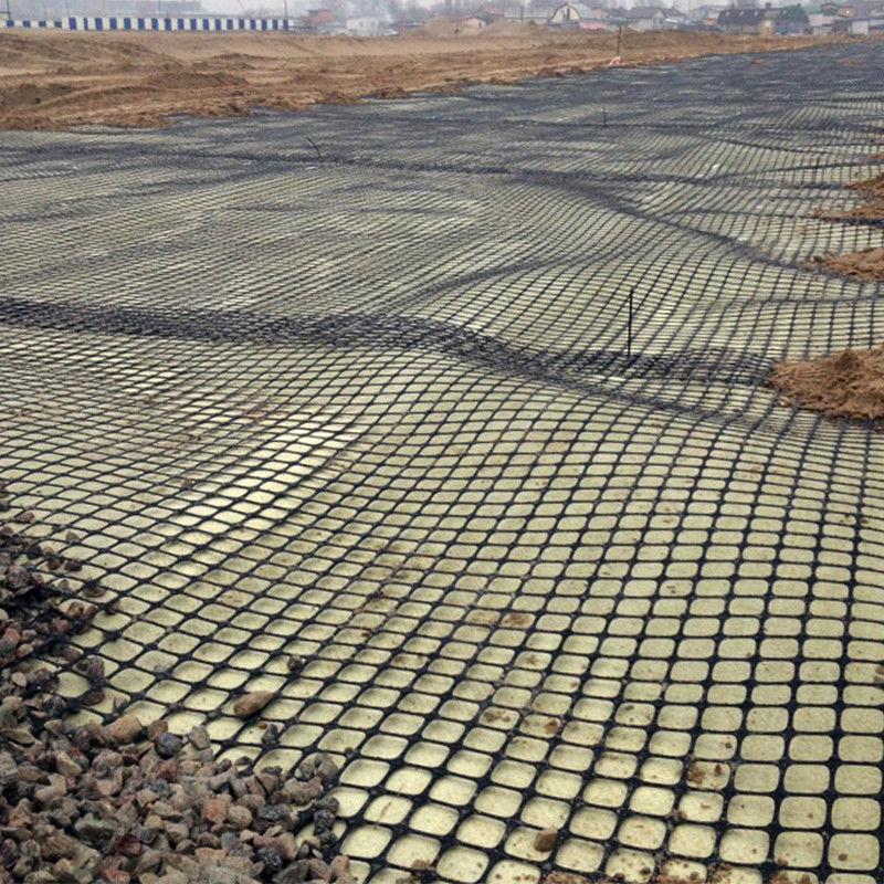 Retardante de incêndio PP Biassal Geogrid Para Minas de Carvão Anti-inflamação / PP Biassal Plástico Extrudado Geogrid Para Estabilizadores de Solo