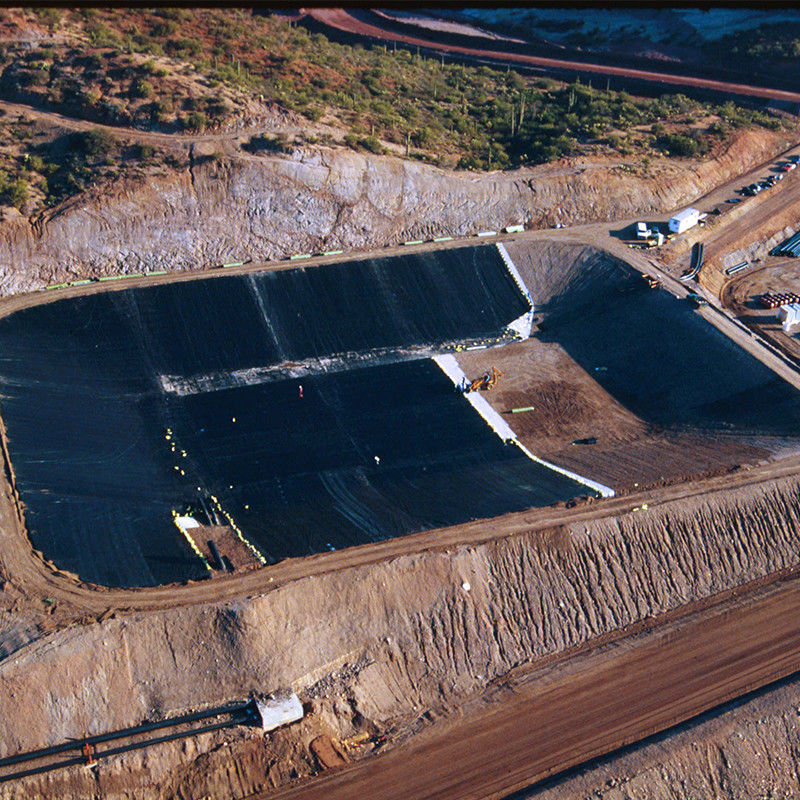 100% Virgem ASTM Anti-Seepage Impermeável HDPE LDPE LLDPE Geomembrana Para mineração de aterros sanitários
