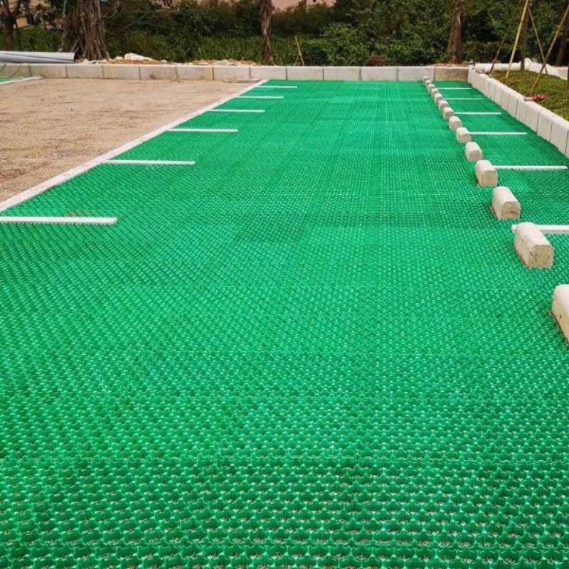 Grelha de estabilizador de gramado de plástico HDPE para estacionamento