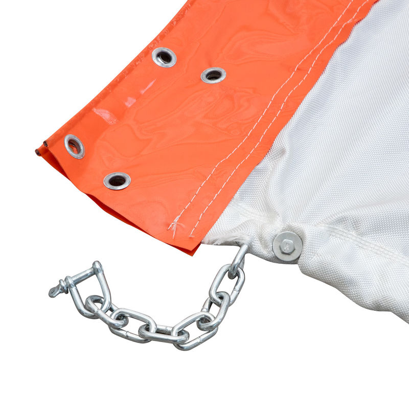 Cortina de sedimento flutuante aquático permeável para ambientes aquáticos Eco-friendly Oil Spilling Boom PVC