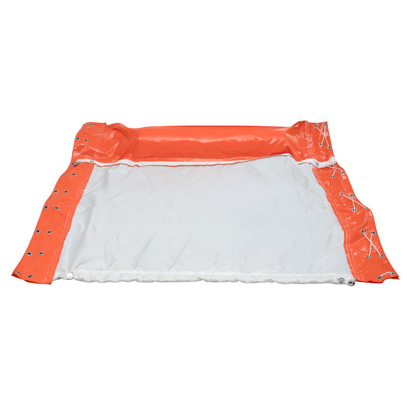 Cortina de sedimento flutuante aquático permeável para ambientes aquáticos Eco-friendly Oil Spilling Boom PVC