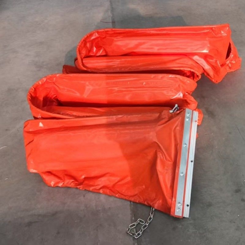 Cortina de sedimento flutuante aquática permeável Cortina de sedimento de PVC Cortina de sedimento de PVC Cortina de sedimento de óleo Barragem de contenção de óleo