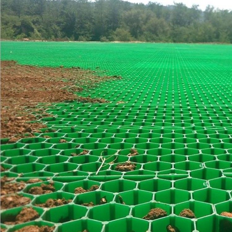 Pavimentadores de grama permeáveis de grama de cascalho pesado Pavimentadores de grama de plástico de HDPE para entradas