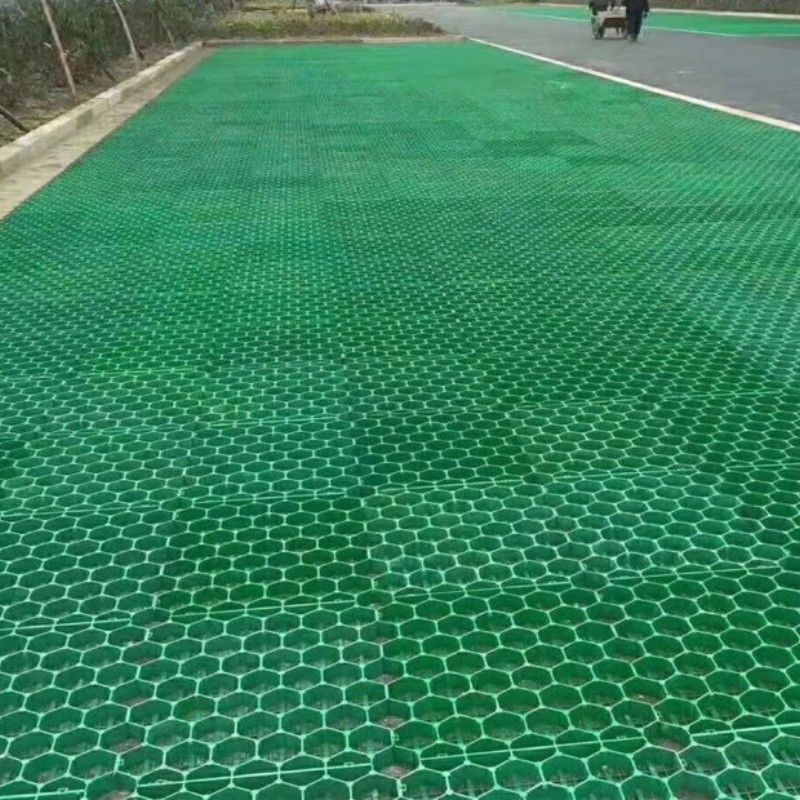 Pavimentadores de grama permeáveis de grama de cascalho pesado Pavimentadores de grama de plástico de HDPE para entradas
