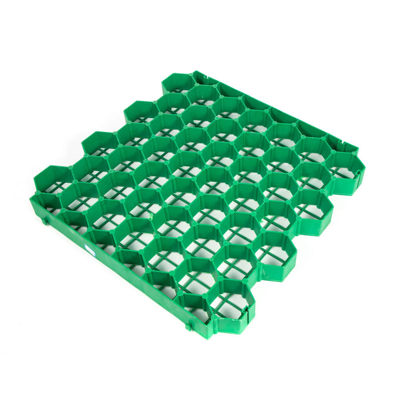 Pavimentadores de grama permeáveis de grama de cascalho pesado Pavimentadores de grama de plástico de HDPE para entradas