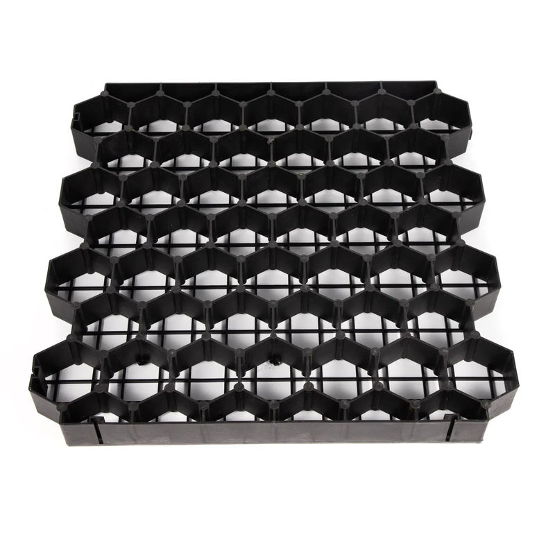 Pavimentadores de grama permeáveis de grama de cascalho pesado Pavimentadores de grama de plástico de HDPE para entradas