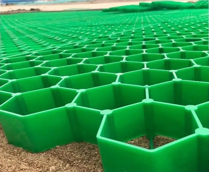 Estradas de madeira porosas de plástico HDPE Pavimentação Pavimentação para piso de estacionamento