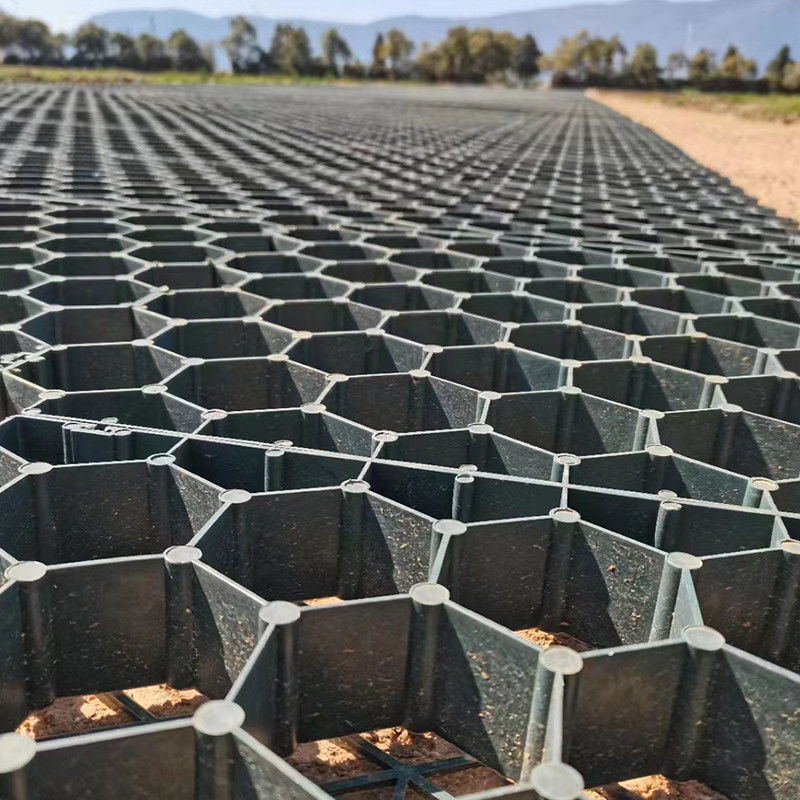 Estradas de madeira porosas de plástico HDPE Pavimentação Pavimentação para piso de estacionamento