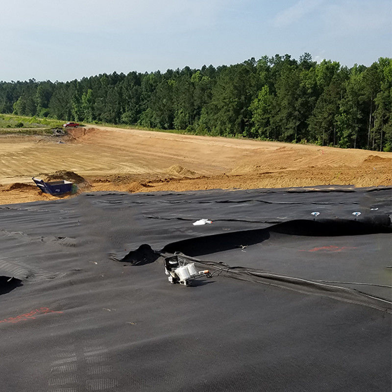 0.75mm 1mm Anti-Seepage Leakproof Smooth HDPE Geomembrane Pond Liner para eliminação de rejeitos