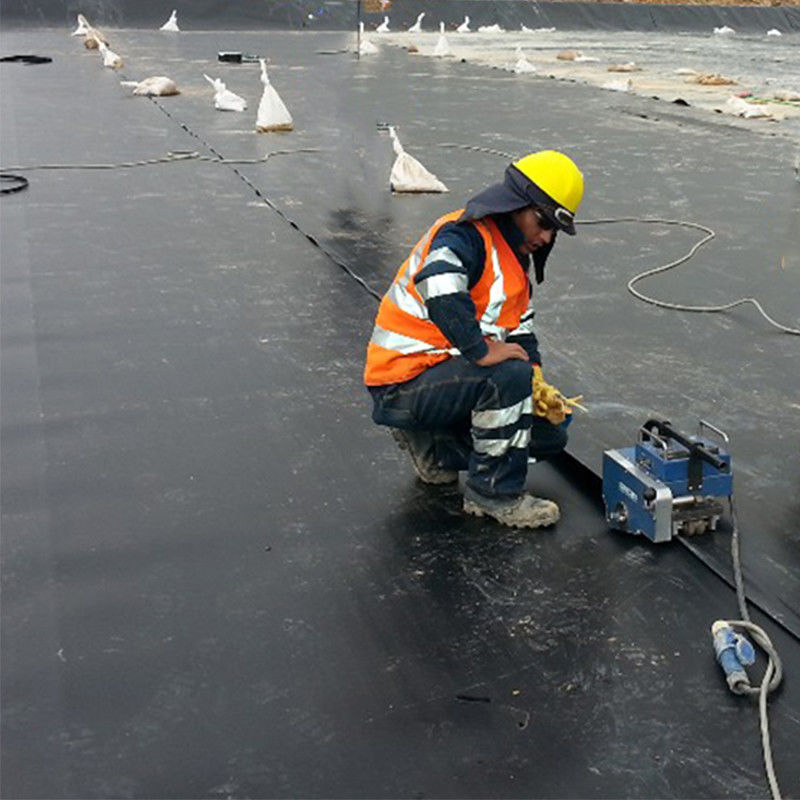 Liner de lago de geomembrana de HDPE 1,0 mm de espessura com material 100% virgem para canal de água