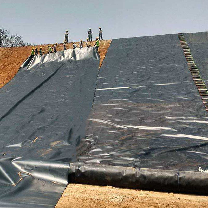 Liner de lago de geomembrana de HDPE 1,0 mm de espessura com material 100% virgem para canal de água