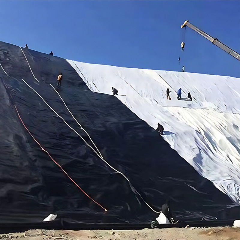 Liner de lago de geomembrana de HDPE 1,0 mm de espessura com material 100% virgem para canal de água