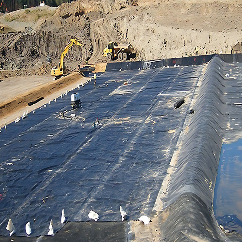 Liner de lago de geomembrana de HDPE 1,0 mm de espessura com material 100% virgem para canal de água