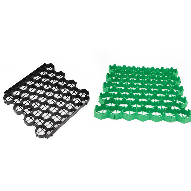 38mm/48mm/68mm Gradeira de grama de plástico tapetes de proteção de grama HDPE Pavers Grade para o sistema de reforço do solo