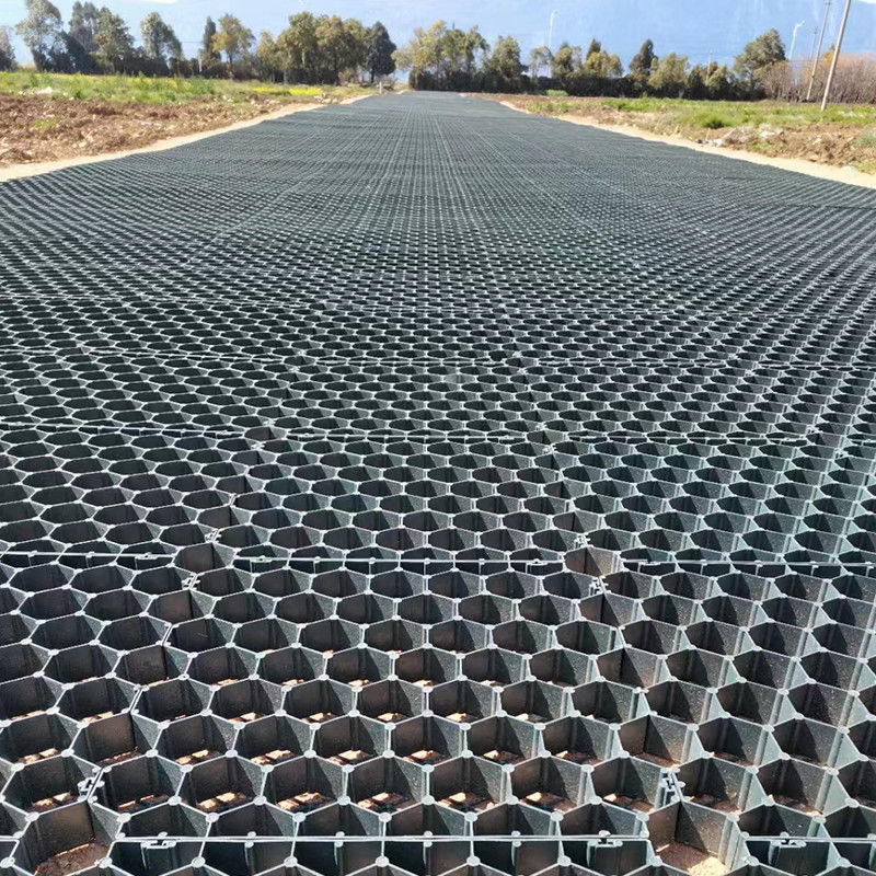 38mm/48mm/68mm Gradeira de grama de plástico tapetes de proteção de grama HDPE Pavers Grade para o sistema de reforço do solo