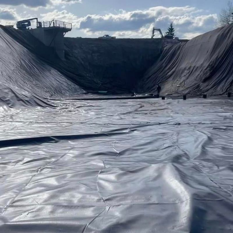 HDPE High Definition Polyethylene Liner Estilo de design industrial para piscinas de piscinas de peixe e camarão