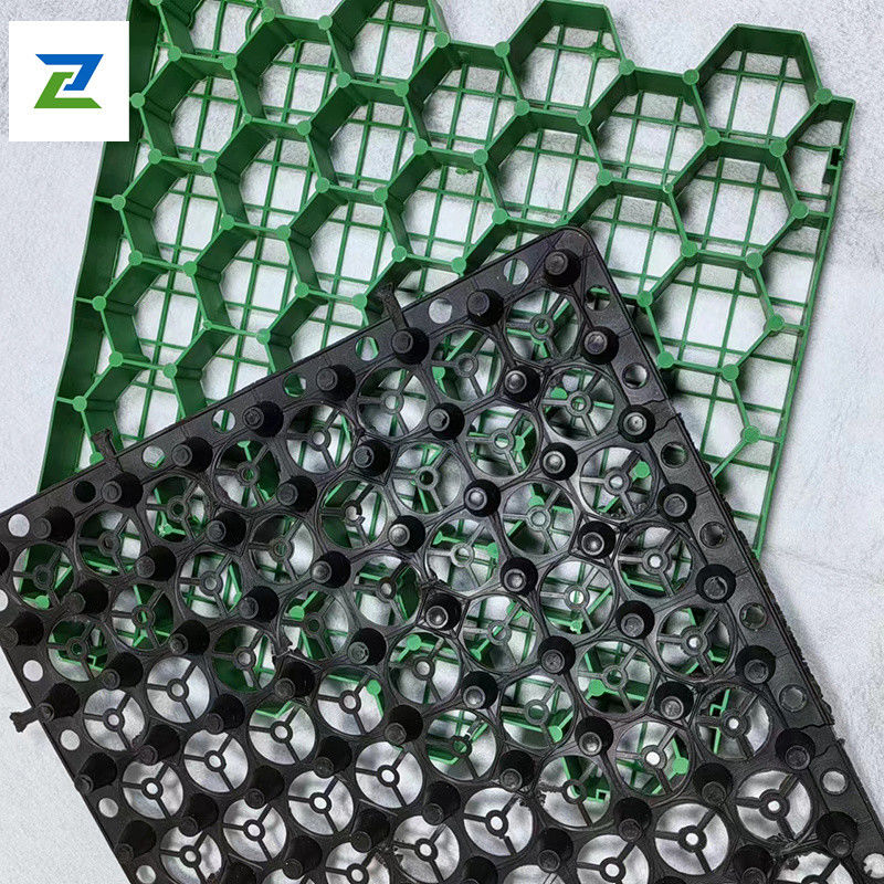 Pavimentador de relva durável e ecológico em HDPE para vias de entrada, reforço de relva, paisagismo de jardim e estabilização de cascalho de estacionamento