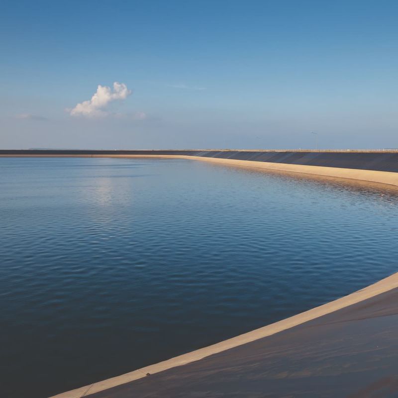Geomembrana Anti-UV de longa duração Liner de lago para piscinas e piscinas, filme preto para uso em lagos artificiais
