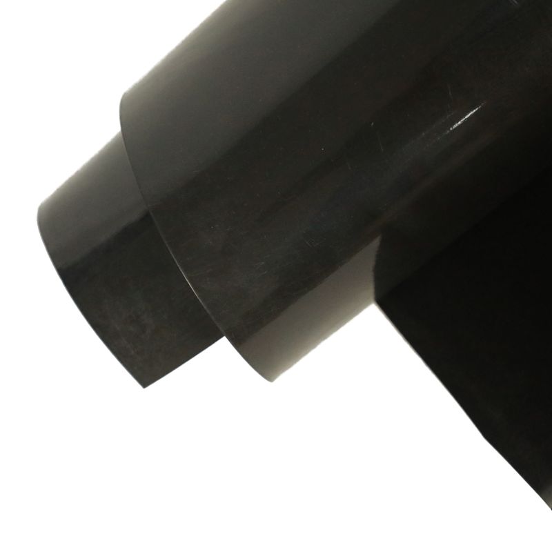 Geomembranas de polietileno de alta densidade (HDPE) revestimentos negros resistentes aos raios UV revestimento de lagoa de polietileno para contenção de aterros sanitários 1,5 mm espessura Geomembrana 500N resistência à tração